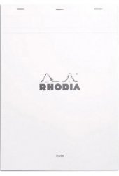 RHODIA BASIC A4 KARELI BLOKNOT BEYAZ KAPAK 80YP. - 1