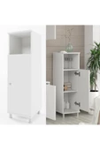 Egecan Mobilya Tek Kapaklı 3 Raflı Banyo Dolabı Havlu Dolabı Sabunluk Kiler Dolabı Erzak Dolabı Çamaşır Dolabı - 4