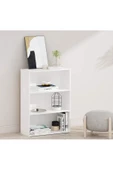 Egecan Mobilya Beyaz 3 Raflı Kitaplık - 1