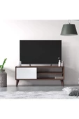 Egecan Mobilya Barok 110 cm Tv Ünitesi Tv Sehpası Tv Standı Kitaplık - 1