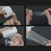 Sanayi Streç Film Çok Amaçlı Kullanıma uygun (ŞEFFAF) 17mic EN-25cm x Metraj-300metre thumbnail 2