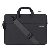 Laptop Çantası Macbook Çantası 15 inç Omuz Çantası Notebook Bilgisayar Evrak Çantası Askılı Cartinoe - 2