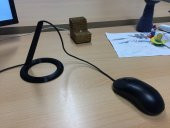 Fare Mouse Kablo Tutacağı Organizer Aparat Aparatı Tutucu Stand - 5