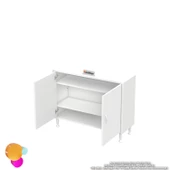 Modilayn SÖKE Küçük Alanlar İçin Akıllı Çözümler 90x75x32,5 cm’ lik 2 Kapaklı 3 Göz Raf Dolap thumbnail 7