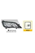 AYFAR FAR SAG MOTORLU BALLAST LED FIAT DUCATO MAXI CITROEN  JUMPER PEUGEOT BOXER 14- SIYAH CERCEVELI - 1