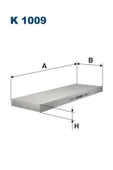 Filtron K1009 Kabin Filtresi ( Opel: Vectra B ) 1808607 4638300018 (WF879253) - 1
