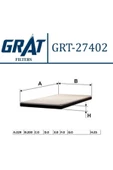 GRAT Kabın Fıltresı ( Alfa Romeo : Gıulıetta 1.4tb 1.6jtdm 10-) Grt-27402 - 1