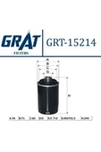 GRAT 15214 Yağ Filtresi Golf Vı Passat Cc Tiguan Transporter T5 / A3 A4 A5 A6 Q3 / Leon / Cayenne Ma - 1