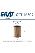 GRAT 16207 Yağ Filtresi Sonata 06- Santafe 06- Tucson 06- / Ceed Sportage 06- 2.0 Crdı 2.2 Crdı Elem - 1