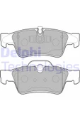 DELPHİ FREN BALATASI ARKA MERCEDES G-SERISI (W463) GL-SERISI (X164) M-SERISI (W164) R-SERISI (W251, V251) - 1