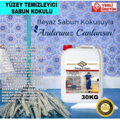 Yüzey Temizleyici Doğal Sabun Kokulu 30kg - 2