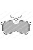 DELPHİ FREN BALATASI ARKA FORD FOCUS 98>04 - 1