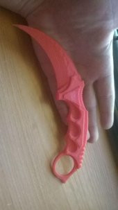 Karambit Bıçağı Csgo Sağ Sol Ayrı Oyuncak Organik Plastikten - 2