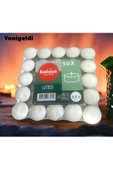 Yenigeldi 50 Li Buhurdanlık Tea Light Mumu , 4. Saat Yanan Mum , Difizör Mumu , Kokusuz Mum , Isıtıcı Mum - 2