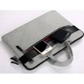 Laptop Çantası 13 İnç MacBook Air 13.6 ve Pro 14.2 Uyumlu Suya Dayanıklı Omuz Askılı Darbe Emici Neopren thumbnail 3