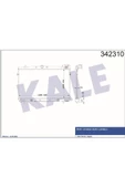 KALE OTO Radyatör 342310 Radyatör Elantra II Coupe Al-Pl-Brz - 1
