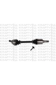 Kraftvoll On Aks Sol Komple Focus Iı 04>09 Focus Iı C Max 03>07 1,6tdcı (dıs Freze: 36, Ic Freze: 26, Uzunluk: - 1