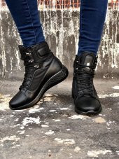 Diadof BA0600 Bağcıklı Siyah Boksör Unisex Spor Postal Bot - 2