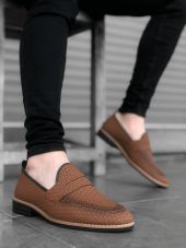 Diadof BA0009  Klasik Corcik Taba Erkek Ayakkabı - 6