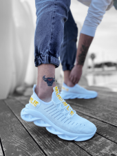Diadof BA0602 Phantom Yüksek Taban Tarz Sneakers Beyaz Erkek Spor Ayakkabısı - 1