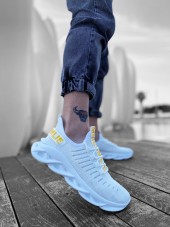 Diadof BA0602 Phantom Yüksek Taban Tarz Sneakers Beyaz Erkek Spor Ayakkabısı - 3