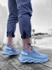 Diadof BA0602 Phantom Yüksek Taban Tarz Sneakers Gri Erkek Spor Ayakkabı - 2