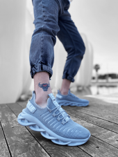 Diadof BA0602 Phantom Yüksek Taban Tarz Sneakers Gri Erkek Spor Ayakkabı - 3