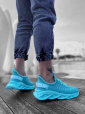 Diadof BA0602 Phantom Yüksek Taban Tarz Sneakers Mint Yeşil Erkek Spor Ayakkabısı - 6