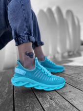 Diadof BA0602 Phantom Yüksek Taban Tarz Sneakers Mint Yeşil Erkek Spor Ayakkabısı - 8