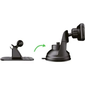 Concord CH123 Vantuzlu  Oynar Başlıklı Mıknatıslı Telefon Araç Tutucu - 3