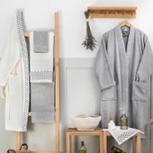 Schafer Home Veluro Banyo Seti 6 Parça-Gri - 6