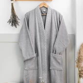 Schafer Home Veluro Banyo Seti 6 Parça-Gri - 7