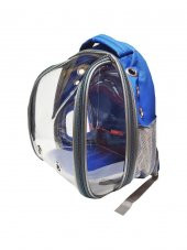 Bacco Milano Eco Astronot  Kedi Köpek Taşıma Çantası Mavi - 1