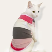 Mega Stripes Atlet  by Kemique  Kedi Kıyafeti Kedi Elbise - 1