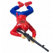 Sesli Yerde Sürünen Spiderman (Örümcek Adam) 35 Cm. - 4