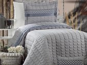 Colors Micro Tek Kişilik Yatak Örtüsü Gri thumbnail 1