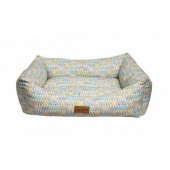 Dubex Makaron Dikdörtgen Yatak Mavi Kısa Çizgili XLarge - 1