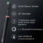 Oral-B Pro 3 3500 Siyah Şarjlı Diş Fırçası - 7