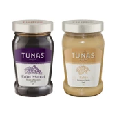 Tunas Üzüm Pekmezi 800 gr Cam + Tahin 600 gr Cam 2 li Set - 1