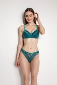Yeşil Destekli Slip Külotlu Dantelli Sütyen Takımı 4007 thumbnail 4