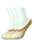 Düşük Kesim Dikişsiz Kaçmaya Dayanıklı Ten Transparan Babet Çorabı 36-41 [ 3 Çift ] thumbnail 1