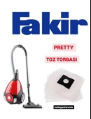 Fakir Pretty Elektrik Süpürgesi Sentetik Toz Torbası 10 Adet - 1