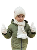 Benittokids Çocuk Şapka Eldiven Atkı Takımı 7021 - 3