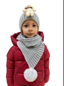 Benittokids Çocuk Ayıcıklı Atkı Bere Takımı 7019 - 5