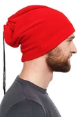 Polar Unisex İpli Bere ve Boyunluk Kırmızı - 1