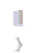 Beyaz Erkek Babet Çorap 6 çift thumbnail 1