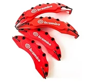 C3 Uyumlu Brembo Kırmızı Kaliper Kapağı 4 Parça Ön Arka Set - 1