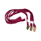 MAPİ METAL KLİPSLİ-POLYESTER DOKUMA KART ASKI İPİ MOR 10 LU BLİSTERLI - 1