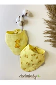 ciccimbaby  CİVCİV BASKILI MÜSLİN FLAR ( 2 Lİ ) - 1