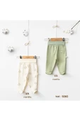 ciccimbaby  BEAR HUGS PATİKLİ PANTALON( 2 Lİ SET ) - 1